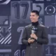 Cristiano Ronaldo taking FIFA award