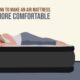 how to make air mattress more comfortable