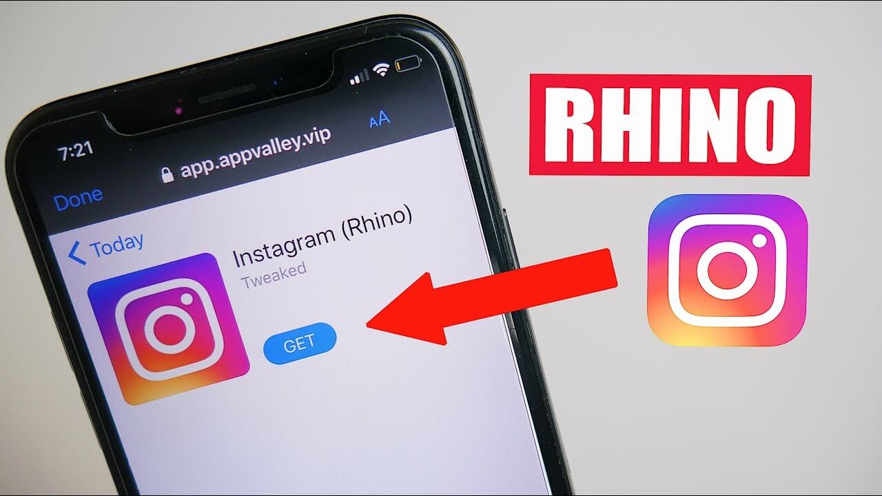 Instagram Rhino iOS