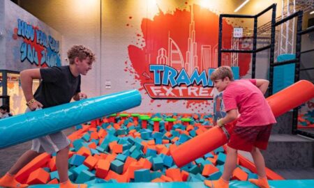 Kids at Trampo Extreme