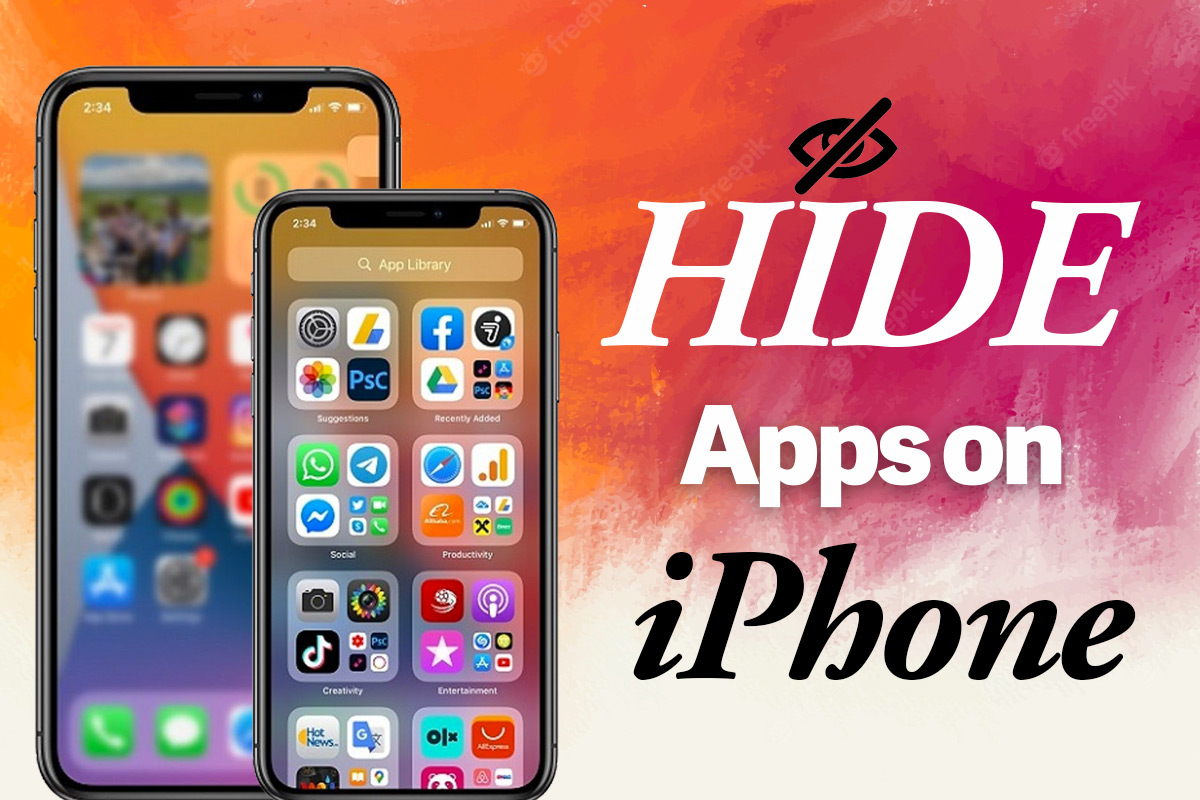 hide apps on iPhone