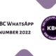kbc whatsApp number 2022