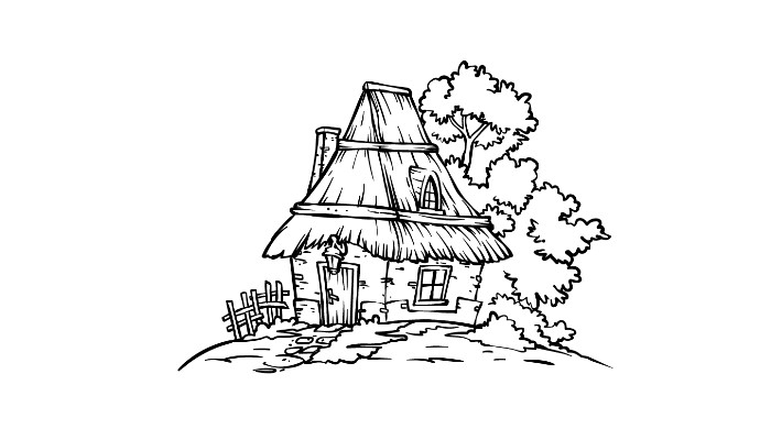 How to Draw a Cottage