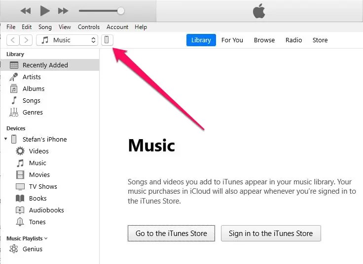 Recover Data from Broken iPhone via iTunes