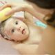 how to wash baby hair without getting water in ears