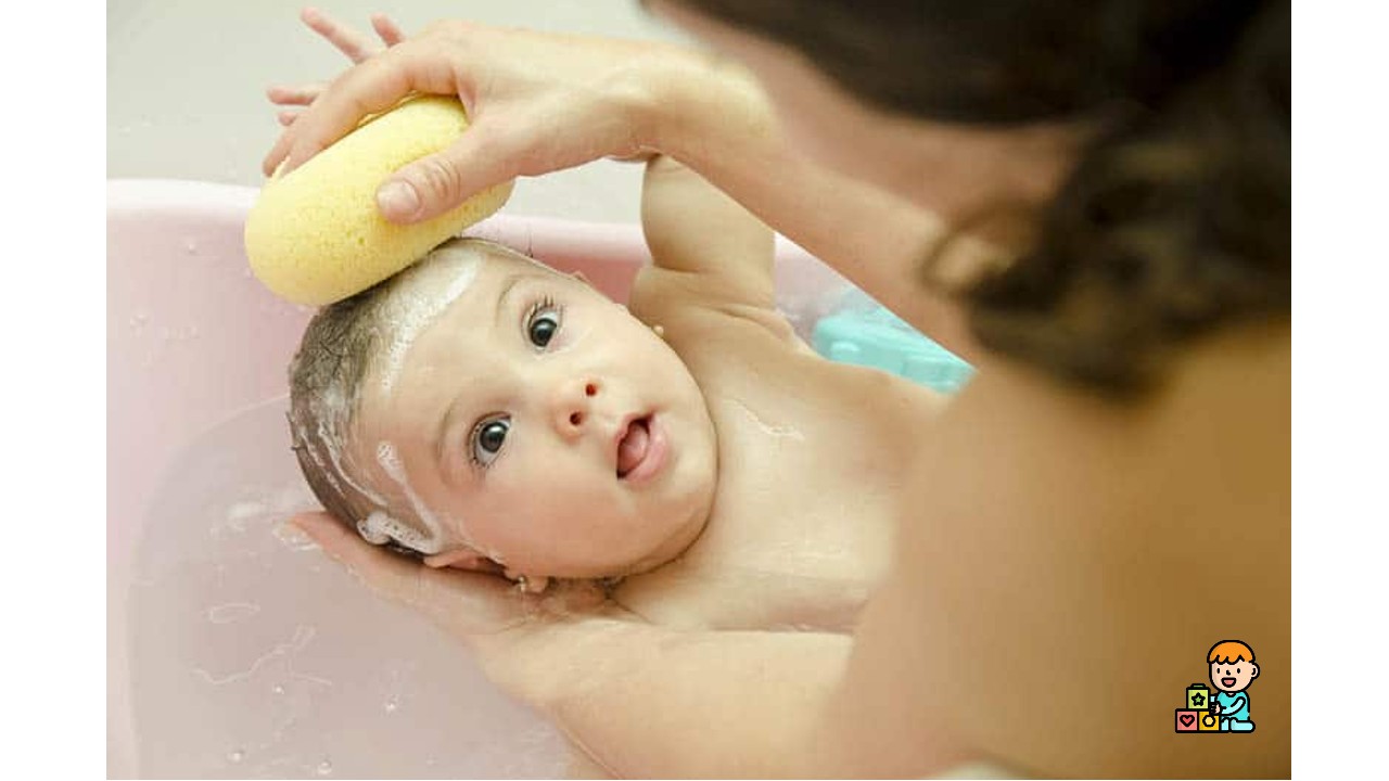 how to wash baby hair without getting water in ears