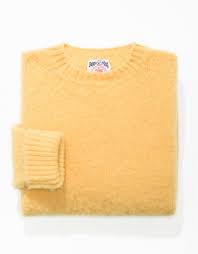 yellow shaggy dog sweater