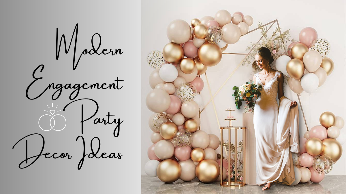 Decor Ideas For A Modern Engagement Party