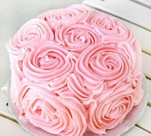 LoveyDovey Rose Cake