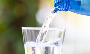 drinking water