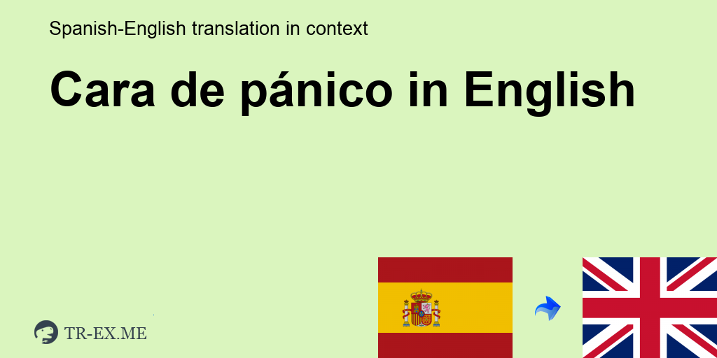 pincha de cara in english