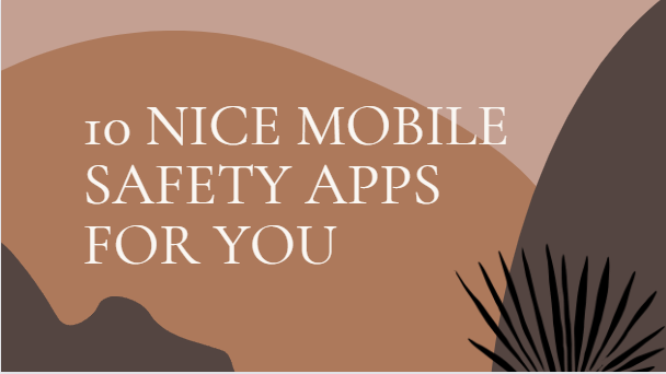 mobile safety apps