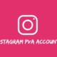 Instagram PVA Accounts