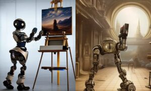 AI-generated artwork vs human-made