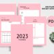 Digital editable and printable planners